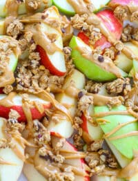 Crunchy Apple Nachos are an immensely snackable treat.