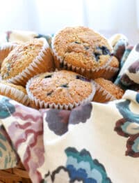 The best bran muffins are light and fluffy! get the recipe at barefeetinthekitchen.com