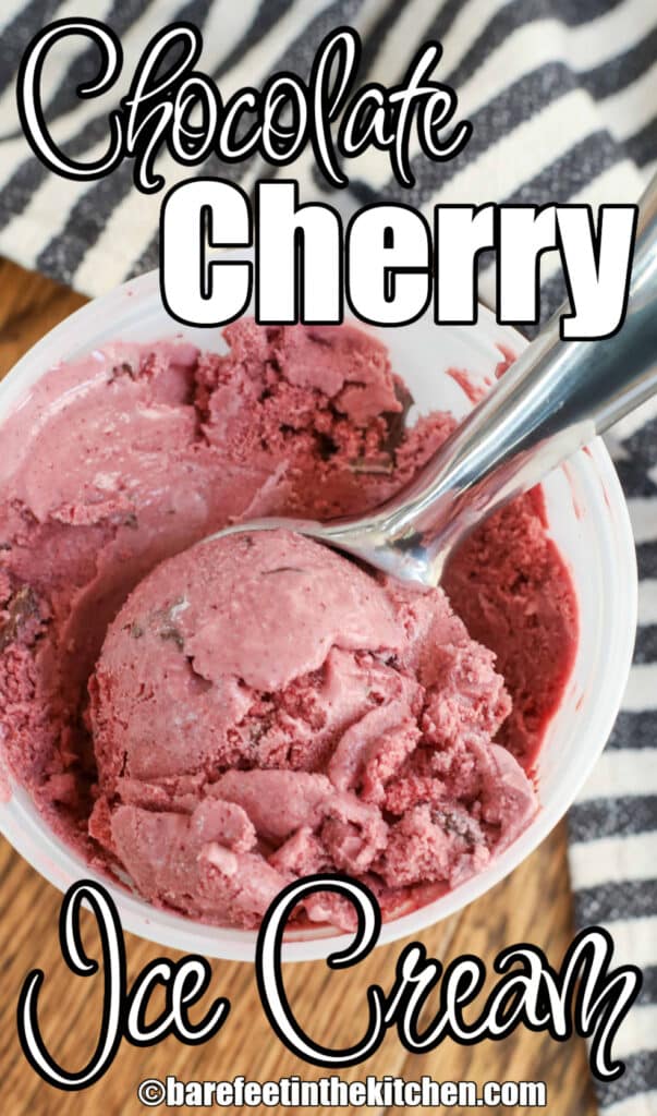 Homemade Cherry Ice Cream