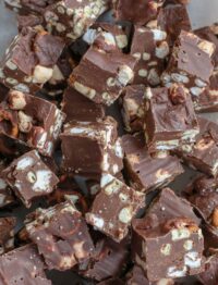 Chocolate Covered Pretzel Fudge is a family favorite