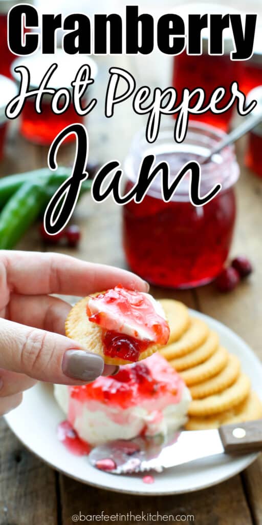 You're going to LOVE this Cranberry Hot Pepper Jam!