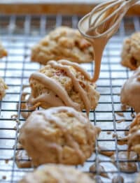 Maple Nut Scone Cookies are an unassuming cookie that just might surprise you. Get the recipe at barefeetinthekitchen.com
