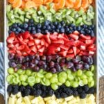 A colorful rainbow of fruits adds up to a whole lot of deliciousness!